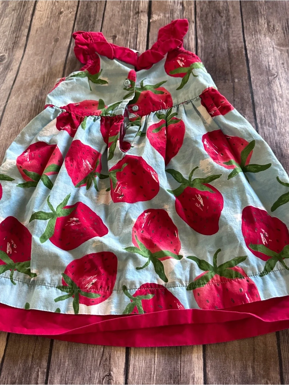 Gymboree strawberry dress vguc 12/18